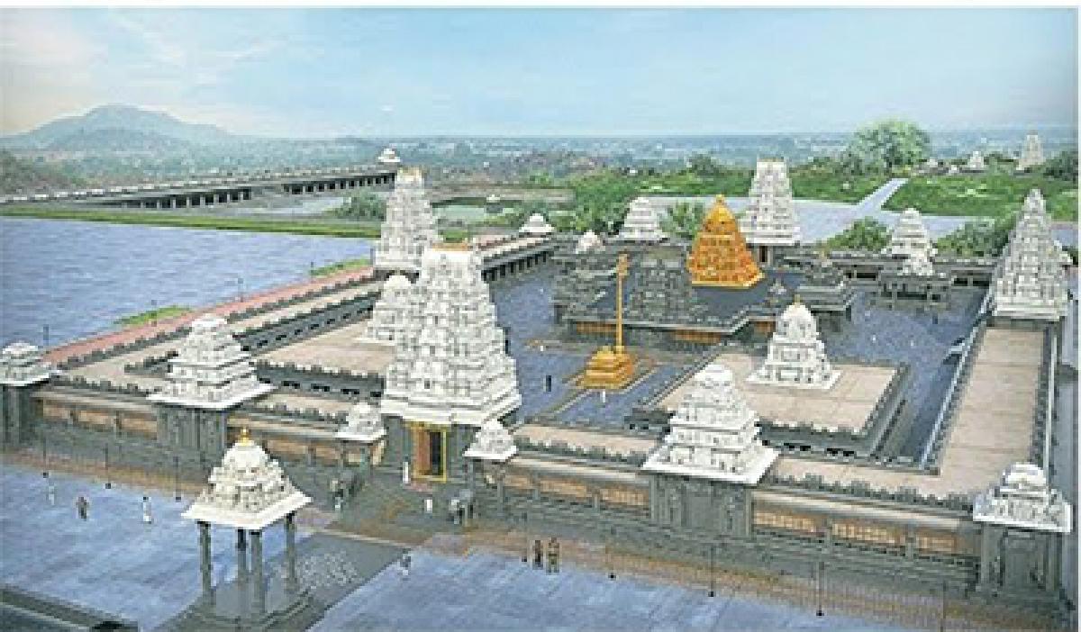 The new Yadadri Temple design